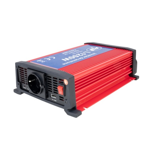 Invertor de tensiune PNI L1200W alimentare 12V iesire 230V - Img 4