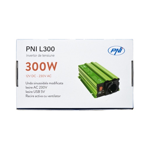 Invertor de tensiune PNI L300 alimentare 12V iesire 230V 300W - Img 12