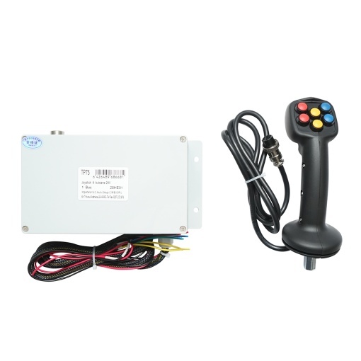 Joystick electric 6 butoane cu modul de comanda 24V - Img 2