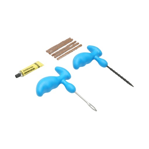 Kit profesional vulcanizare anvelope tubeless la rece cu snur si adeziv - Img 2