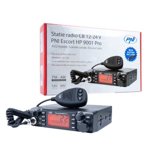 Kit Statie radio CB PNI ESCORT HP 9001 PRO ASQ + Antena CB PNI ML145 cu magnet 145/PL - Img 6