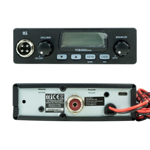 Kit Statie radio CB TTi TCB-550 EVO + Antena CB PNI ML29 cu magnet - Img 7