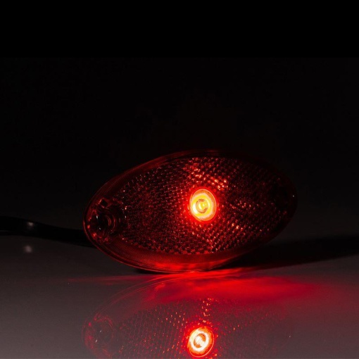 Lampa gabarit 102x45 cu LED, rosie, Fristom - Img 4