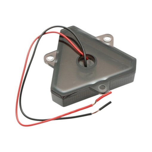 Lampa laterala LED triunghiulara 12-24V, galben fumuriu, 18 LED-uri 68x60mm Breckner Germany - Img 2