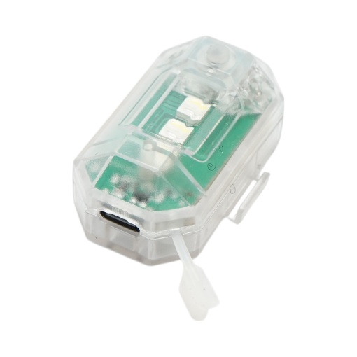 Lampa LED RGB stroboscopica cu telecomanda, 10 moduri, 8 culori, baterie litiu 150mAh reincarcabila USB-C IP65 - Img 7