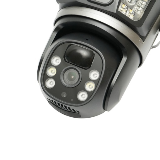 Lampa solara LED iluminat stradal 400W cu camera supraveghere duala 6MP Wi-Fi, panou solar 30W, baterie LiFePO4 20000mAh, PTZ 360, night vision, detectie PIR Ai, aplicatie V380 Pro - Img 14