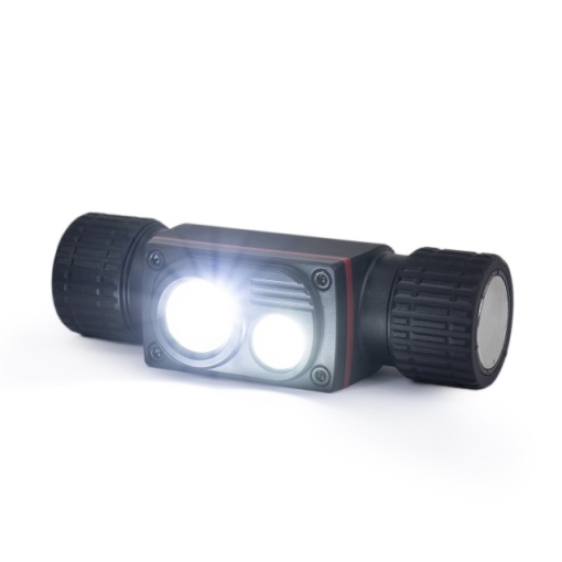 Lanterna frontala PNI Adventure F80 Dual LED, 1000 lm, 6W, 2200 mAh, IP68, cu alimentator PNI CHG300 inclus - Img 2
