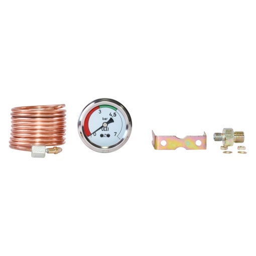 Manometru presiune ulei si conducta cupru cu reductie conica la etansare UTB U-650 - Img 2