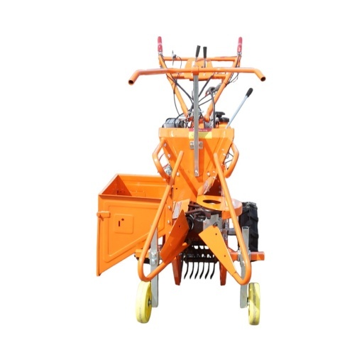 Masina de recoltat porumb pe 1 rand, motor diesel 9CP, 4 timpi, 438cc, autopropulsata, pornire electrica, 12 cutite - Img 3