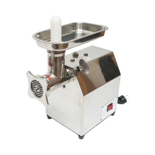 Masina de tocat carne electrica inox + otel 1200W, 220V, capacitate 100 kg/h, adaptor carnati, 1 sita si 1 cutit incluse 340x185x365mm - Img 5