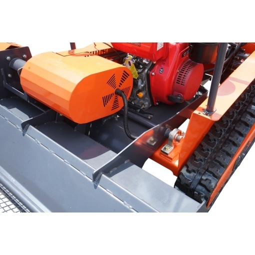 Masina de tuns iarba cu telecomanda pe senile, motor diesel 12.5CP, 499cc, latime de taiere 1000mm THOR - Img 11