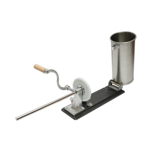 Masina de umplut carnati orizontala inox 3kg, 4 palnii 15, 19, 22, 25mm incluse - Img 5