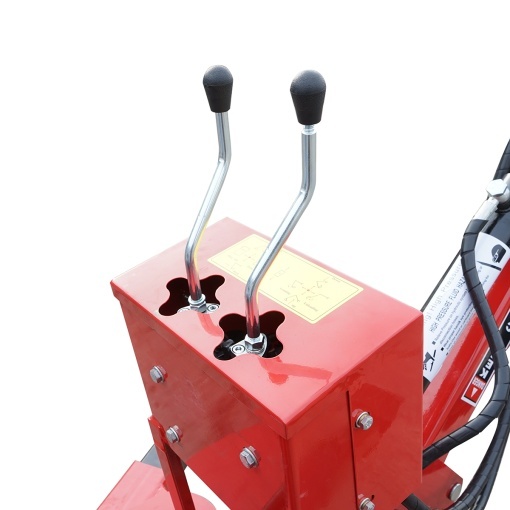 Mini excavator pentru ATV cu motor 15Cp, 420CC pe benzina remorcabil, rotire 360 grade - Img 7