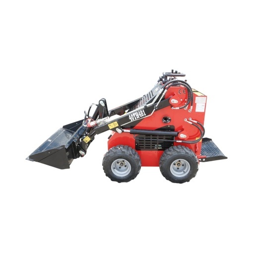 Mini incarcator frontal pe roti, motor benzina 23CP, 739cc, capacitate ridicare 350kg, volum cupa 0.15m3 THOR - Img 3