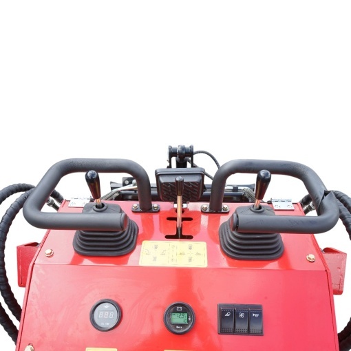 Mini incarcator frontal pe senile, motor benzina 15CP, 420cc, capacitate ridicare 300kg, volum cupa 0.15m3 THOR - Img 11