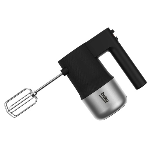 Mixer Beko HMM81504BX, 500W, 4 trepte de viteza, functie Turbo, negru/inox - Img 2