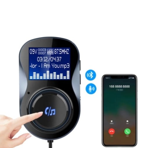 Modulator FM PNI Valentine F800 Bluetooth, MP3 player, transmitator FM, slot micro SD, dual USB, QC3.0 - Img 5