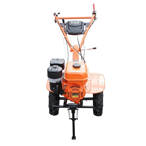 Motocultor 7.5CP cu freza 100cm, motor benzina 4 timpi 212cc OHV, viteze 2+1, transmisie pinioane, roti 4.00-8 Breckner Germany - Img 5