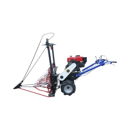 Motocultor diesel 6CP cu seceratoare frontala 1200mm, viteze 2+1, 8 divizoare pentru recoltat grau si paioase Baisan - Img 2