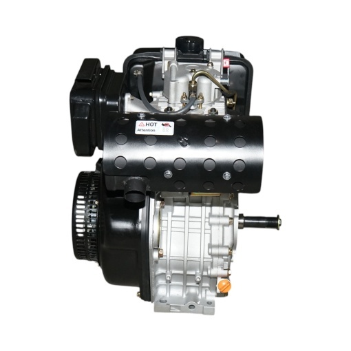 Motor diesel 13CP 192F, 498cc, turatie 3600rpm, ax rotund filetat 25.4mm, pornire sfoara Breckner Germany - Img 5