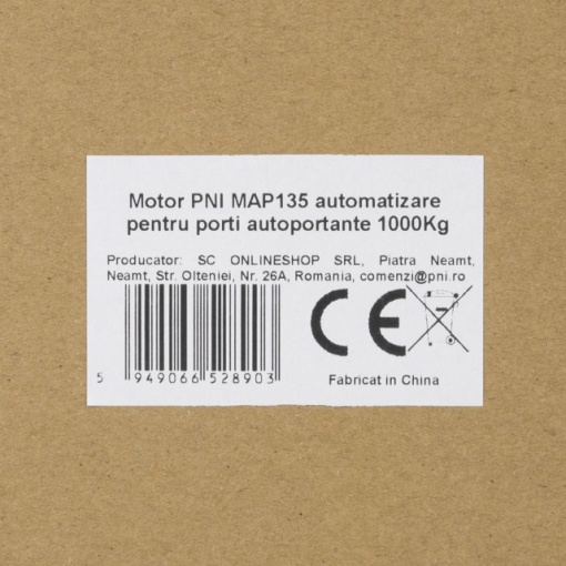 Motor PNI MAP135 automatizare pentru porti autoportante 1000Kg, 350W, telecomenzi incluse - Img 6