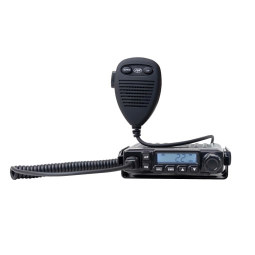 Pachet Statie radio CB PNI Escort HP 6500 PRO, ASQ, VOX, NRC + Amplificator RX-TX KL203P, AM-FM-SSB, 100W, 12V si cablu PNI R50 - Img 2