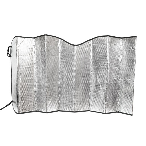 Parasolar parbriz auto 130x60cm folie de aluminiu si ventuze de fixare Breckner Germany - Img 3