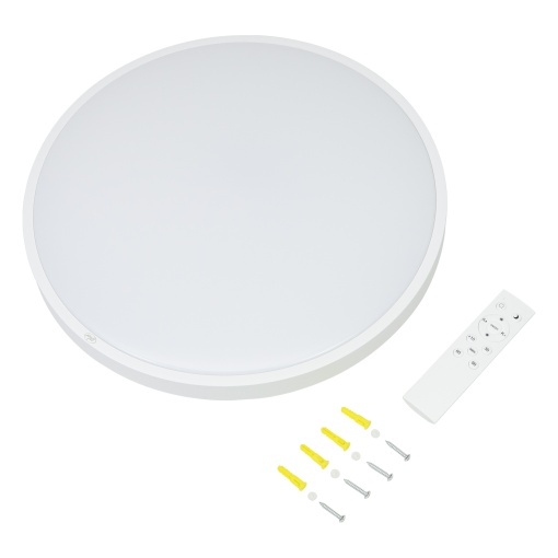 Plafoniera LED PNI D-Light CL2436D 36W, dimabila, cu telecomanda, rotunda 41 cm, 3000K-6500K, alimentare 230V, 3600 lm, alb - Img 4