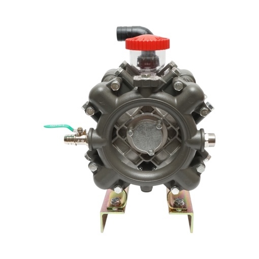 Pompa diafragmatica cu 4 membrane Z=6/8,4mm debit 120 L/min 25 bar pentru erbicidator (compatibila model polonez) - Img 4