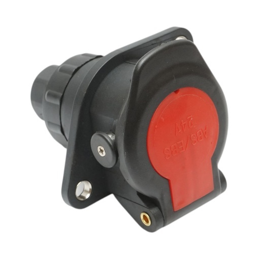Priza remorca 7 pini 24V ABS/EBS universala cod OEM 8JB007645-021 Breckner Germany - Img 5