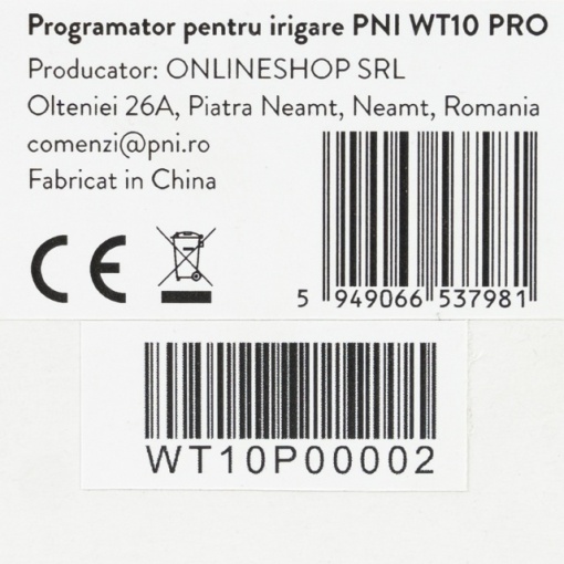 Programator pentru irigare PNI WT10 PRO, display LCD, racord metalic 3/4, 2 iesiri, verde - Img 4