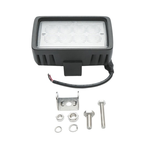Proiector dreptunghiular LED 65W, 24V John Deere 152x106mm cod OEM AT165110 - Img 2