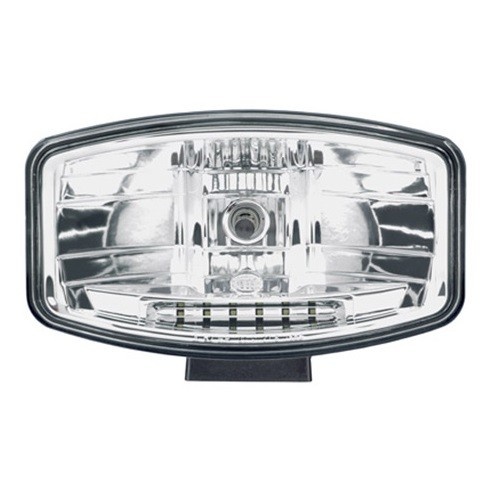 Proiector dreptunghiular sticla clara + led HELLA