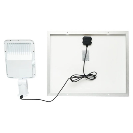 Proiector LED 30W cu panou solar si baterie 3,2V/40Ah si suport articulat - Img 3