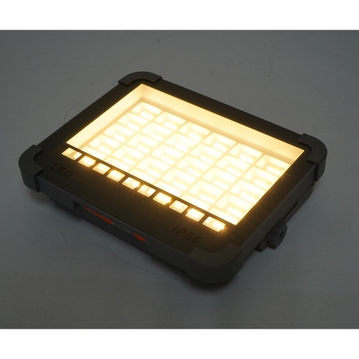 Proiector LED portabil 100W cu panou solar 3W, baterie 3600mAh, 6 moduri de iluminare, magnet, carlig, USB Power Bank 210x170x55mm Breckner Germany - Img 11