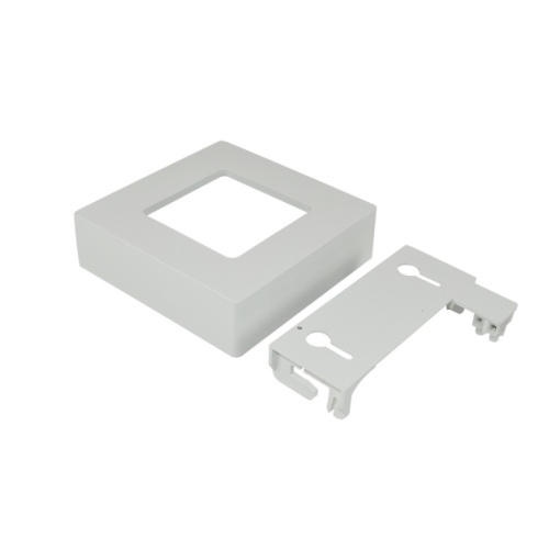 Rama PNI 1212C alba patrata pentru spot LED PNI C-Light 1212 - Img 2