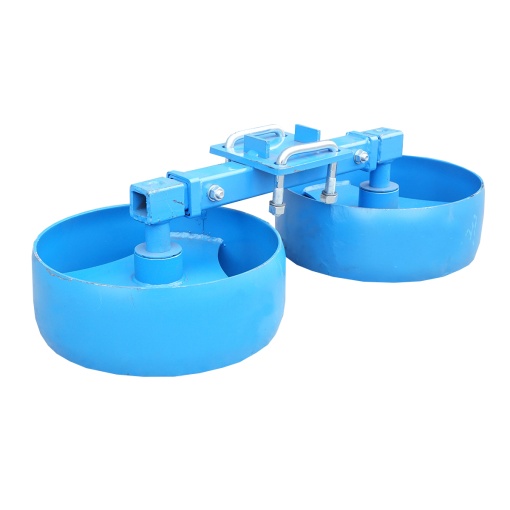 Roata dubla de metal pentru plug reversibil hidraulic - Img 2