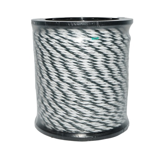 Rola fir alb-negru fi 6mm, 6x0.3mm SS inox, 1.95 Ohm/m 200m gard electric Breckner Germany - Img 3