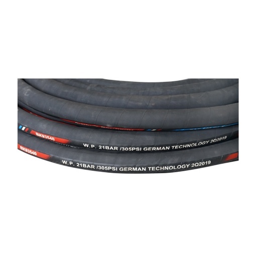 Rola furtun presiune hidraulic 25m cu dubla insertie textila DN19 (int. FI19 / ext. FI35) SAE100 R4 3/4 - Img 2