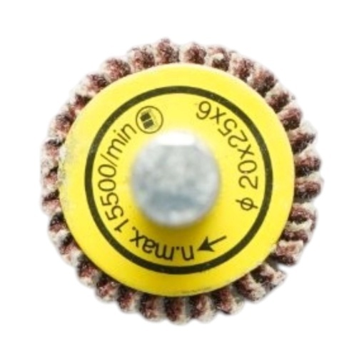 Rola lamelara abraziva cu tija 20x25x6mm P80 - Img 4
