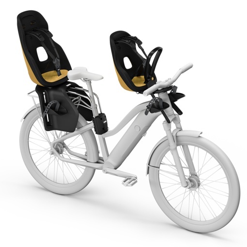 Scaun pentru copii, cu montare pe bicicleta in spate - Thule Yepp Nexxt 2 Maxi Frame mounted, Burnished Yellow - Img 4