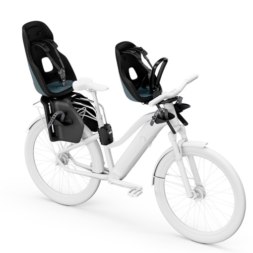 Scaun pentru copii, cu montare pe bicicleta in spate - Thule Yepp Nexxt 2 Maxi Frame mounted, Dark Slate - Img 4