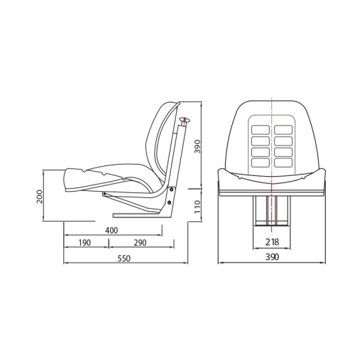 Scaun universal tractor - Img 4