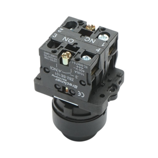 Selector 2 pozitii cu revenire si cheie 1NO+1NC, 400V/10A, LAY5-EG65 Breckner Germany - Img 4