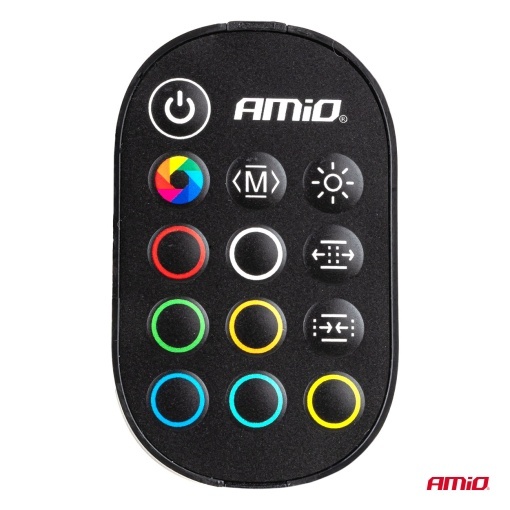 Set 2 benzi led flexibile cu telecomanda RGB 2x30 cm 12 V Amio - Img 5