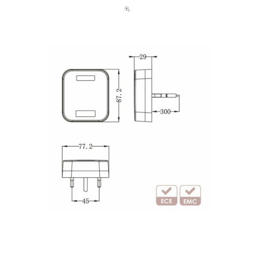 Set 2 lampi LED fara fir - Img 8