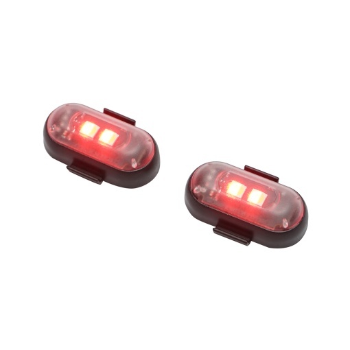 Set 2 lampi LED RGB stroboscopice cu telecomanda, 10 moduri, 8 culori, baterie litiu 110mAh reincarcabila USB-C IP65 - Img 8
