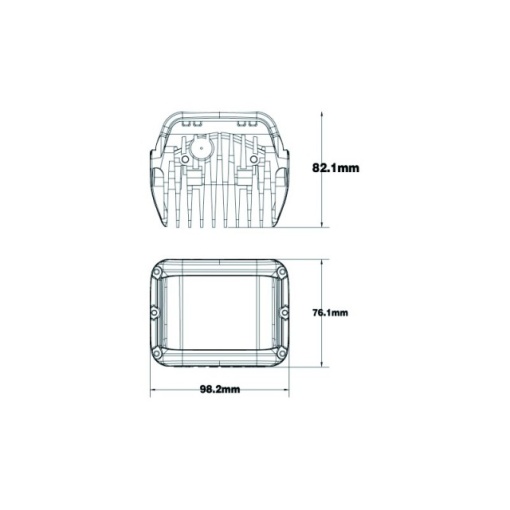 Set 2 proiectoare LED dreptunghiulare 2x45W - Img 2