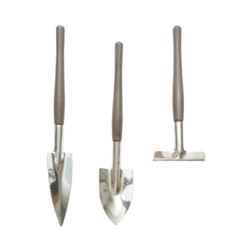 Set 3 unelte gradinarit cu lopatica, cultivator, grebla si maner metalic Breckner Germany - Img 2