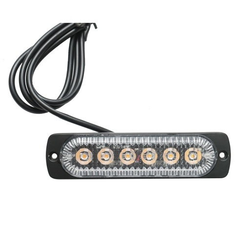 Set 4 lampi LED stroboscopice 24W, 12-24V galben, unitate control cu 4 module 110x28x12mm - Img 4